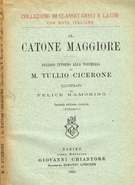 Il Catone maggiore | Immagine principale