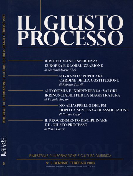 Il giusto processo