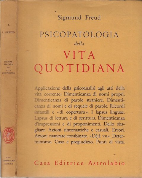 Psicopatologia della vita quotidiana