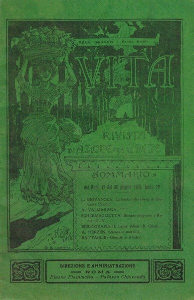 VITA. RIVISTA QUINDICINALE DI AZIONE PER IL BENE ANNO IV …