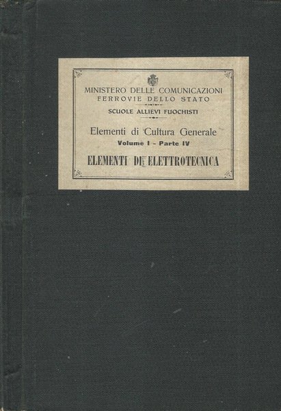 Elementi di Cultura Generale Volume I Parte IV Elementi di … | Immagine principale
