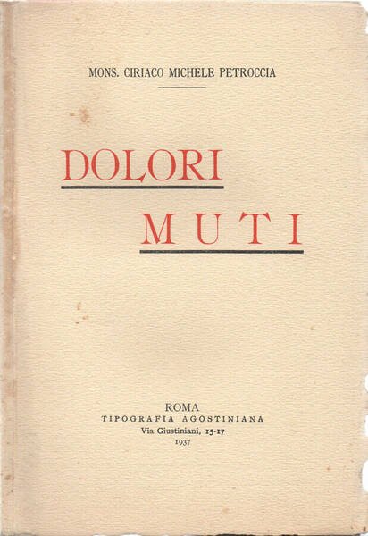 Dolori muti.