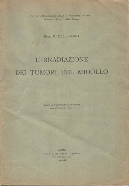 L'irradiazione dei tumori del midollo