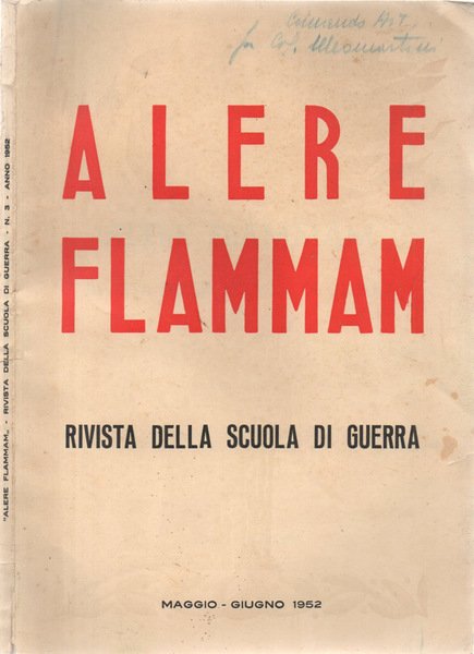 Alere flammam - 1952