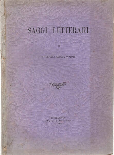 Saggi letterari