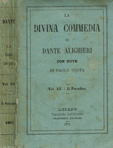 La Divina Commedia vol.III