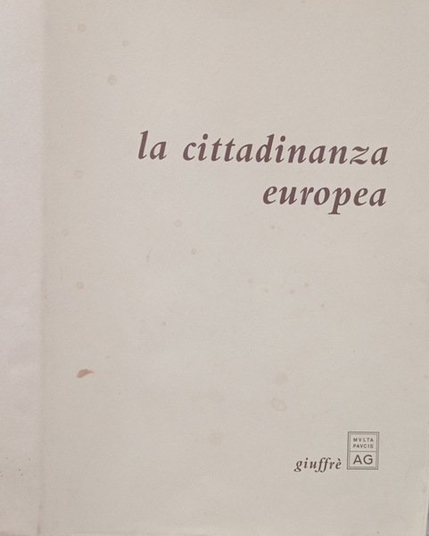 La cittadinanza europea
