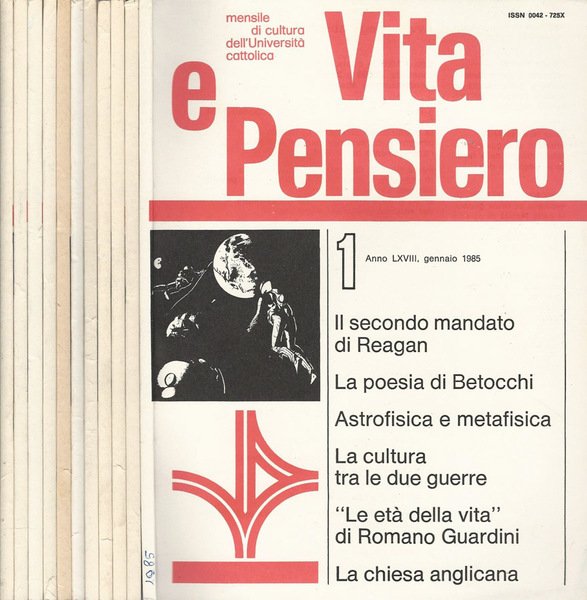 Vita e pensiero Anno LXVIII-Annata completa | Immagine principale