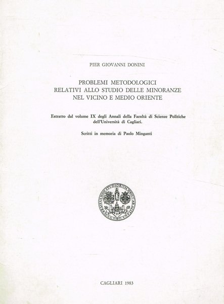 PROBLEMI METODOLOGICI RELATIVI ALLO STUDIO DELLE MINORANZE NEL VICINO ORIENTE | Immagine principale