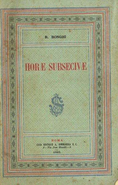 HORAE SUBSECIVAE