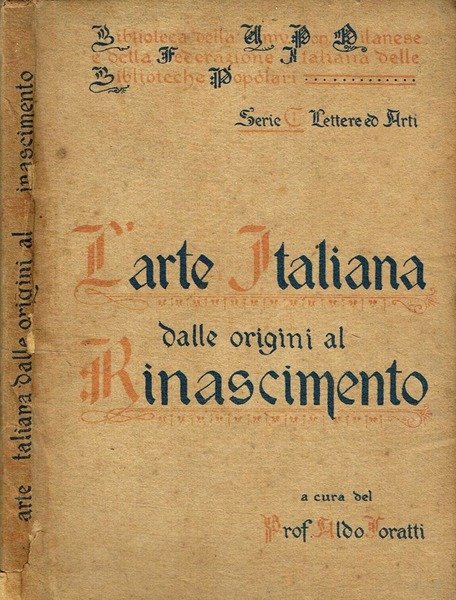 L'ARTE ITALIANA DALLE ORIGINI AL RINASCIMENTO | Immagine principale