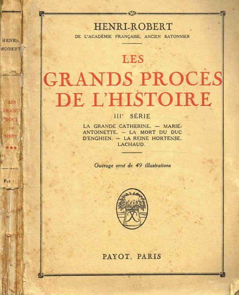 LES GRANDS PROCES DE L'HISTOIRE VOL.III | Immagine principale