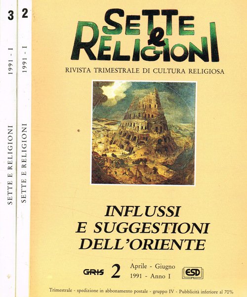 Sette e religioni. Rivista trimestrale di cultura religiosa anno I …