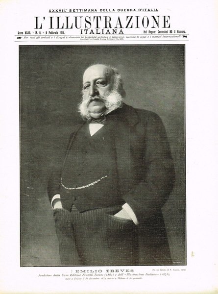 L'Illustrazione italiana anno XLIII n.6, 6 febbraio 1916