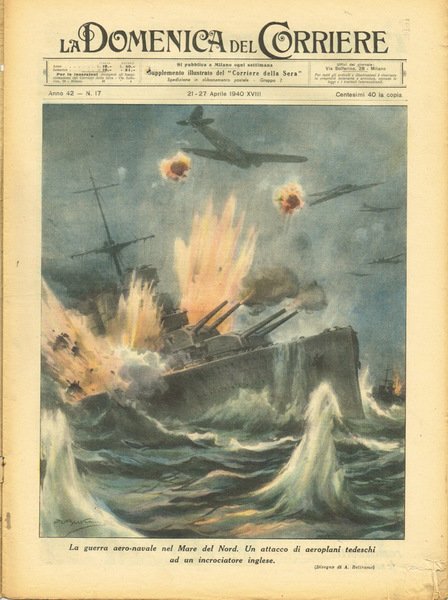 La Domenica del Corriere anno 42 n.17 1940