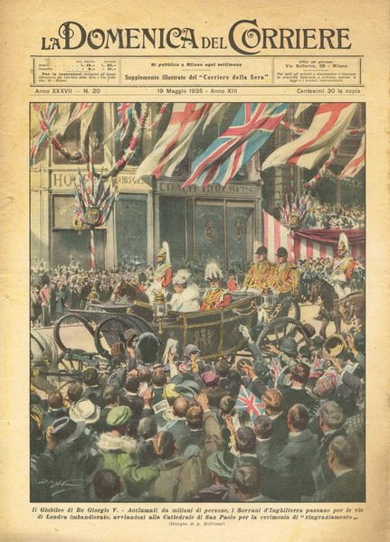 La Domenica del Corriere anno XXXVII n.20, 1935 | Immagine principale
