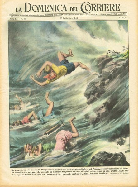 La Domenica del Corriere anno LI n.39, 1949