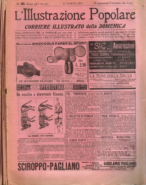 L'Illustrazione Popolare. Corriere illustrato della domenica n.10, 11, 17, 31, …