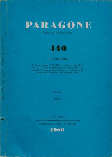 Paragone | Immagine principale