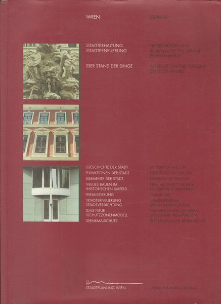 Wien. Stadterhaltung- stadterneuerung- der stand der dinge | Immagine principale
