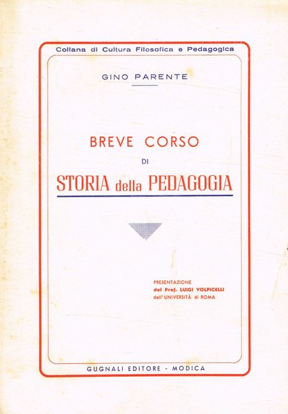 Breve corso di storia della pedagogia