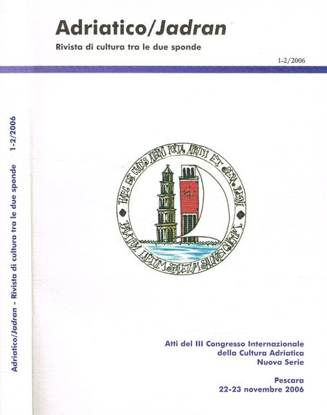 Adriatico/Jadran. Rivista di cultura tra le due sponde 1-2/2006 | Immagine principale