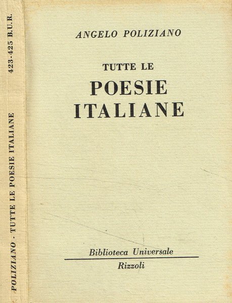 Tutte le poesie italiane