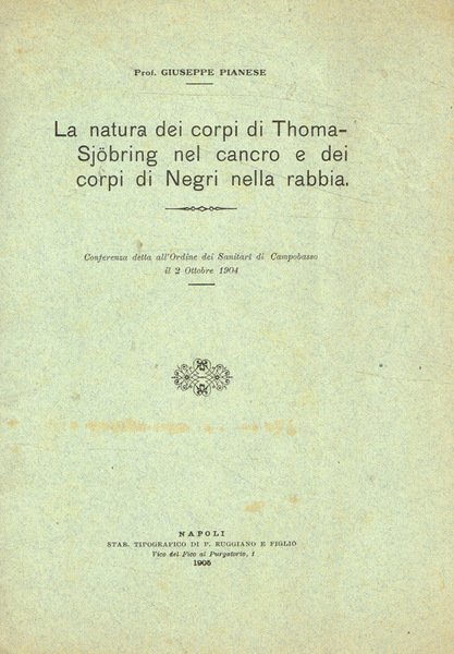 La natura dei corpi di thoma-sjobring nel cancro e dei … | Immagine principale