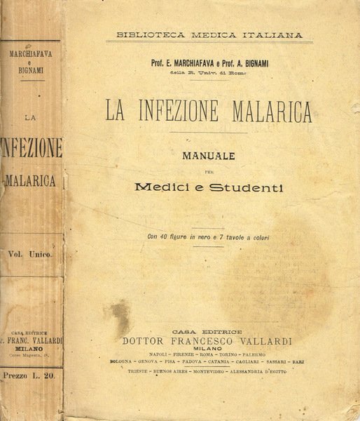 La infezione malarica Manuale per medici e studenti