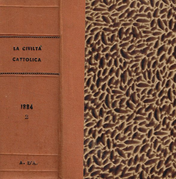 La civiltà cattolica. Anno trigesimoquinto vol.VII, VIII della serie duodecima | Immagine principale