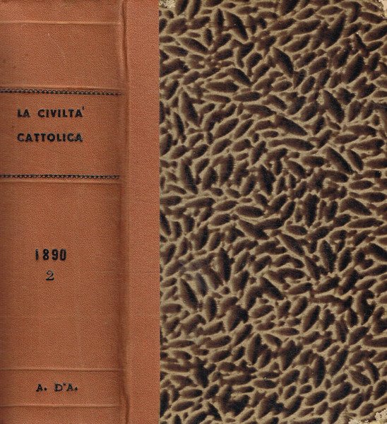 La civiltà cattolica anno quarantesimoprimo vol.VII, VIII della serie decimaquarta | Immagine principale