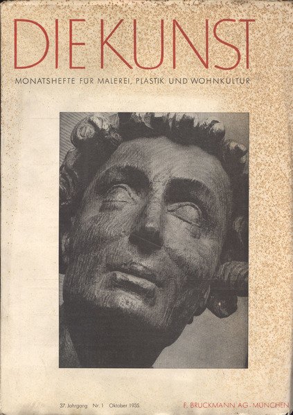 Die Kunst - Anno 37 n. 1 | Immagine principale