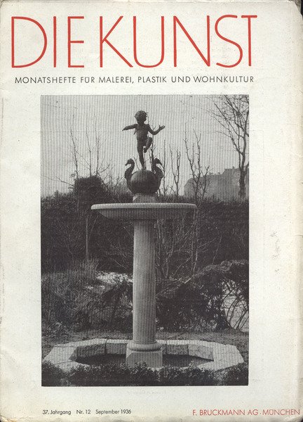 Die Kunst - Anno 37 n. 12 | Immagine principale