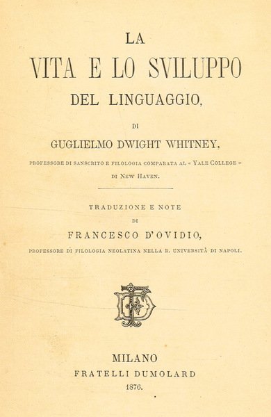 LA VITA E LO SVILUPPO DEL LINGUAGGIO | Immagine principale