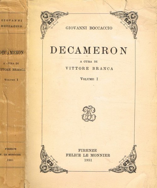 DECAMERON VOL. I