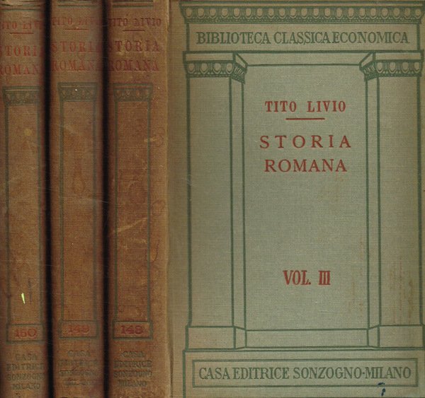 STORIA ROMANA VOL.III IV V