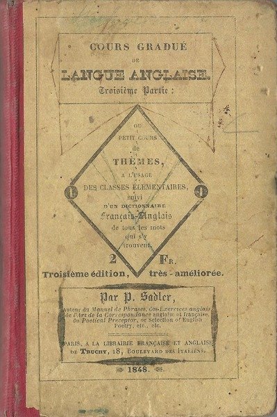 COURS GRADUE DE LANGUE ANGLAISE