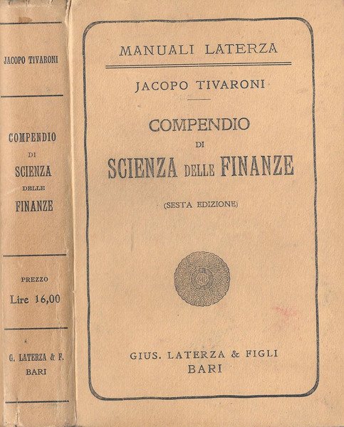 COMPENDIO DI SCIENZA DELLE FINANZE