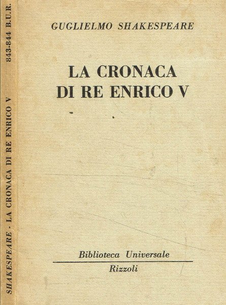 La cronaca di Re Enrico V
