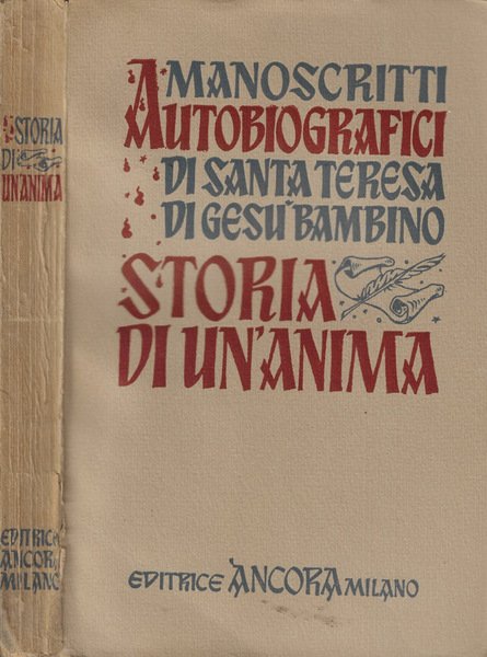 Manoscritti autobiografici Storia di un'anima