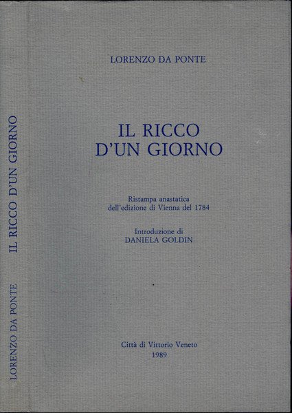 Il ricco d'un giorno