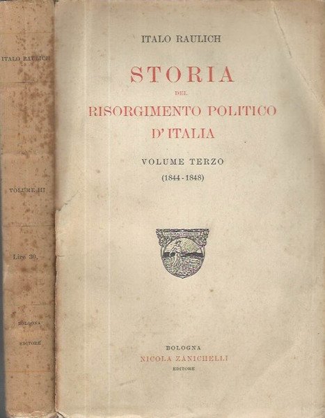 Storia del Risorgimento politico d'Italia Vol.III | Immagine principale