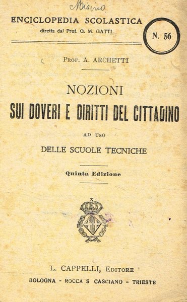 Nozioni e diritti del cittadino