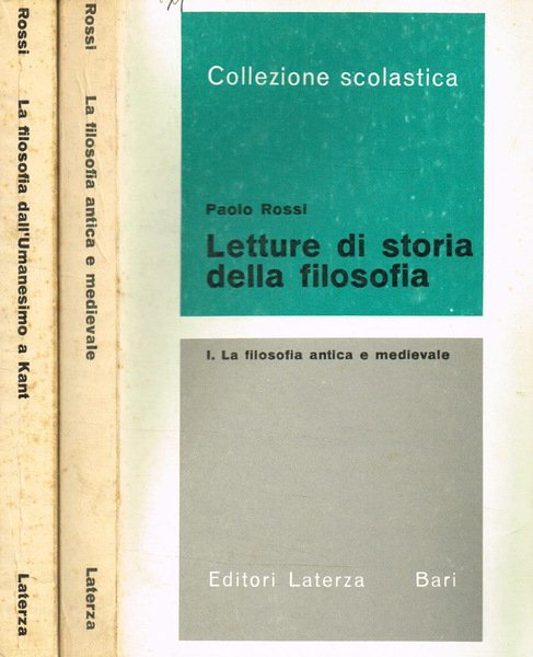 Letture di storia della filosofia vol.I II