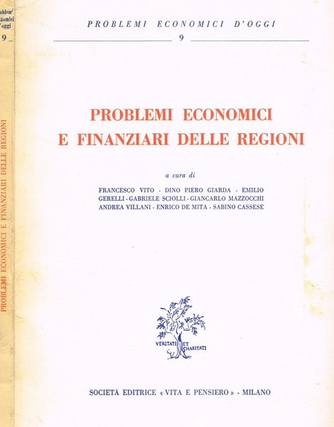 PROBLEMI ECONOMICI E FINANZIARI DELLE REGIONI - Libro