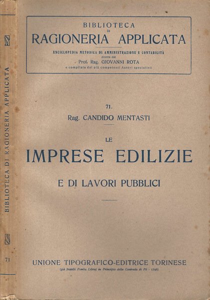 Le imprese edilizie e di lavori pubblici