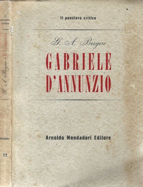 Gabriele D'Annunzio (Da Primo Vere a Fedra)