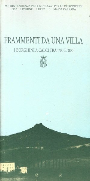 Frammenti da una villa. I Borghini a Calci tra '700 …