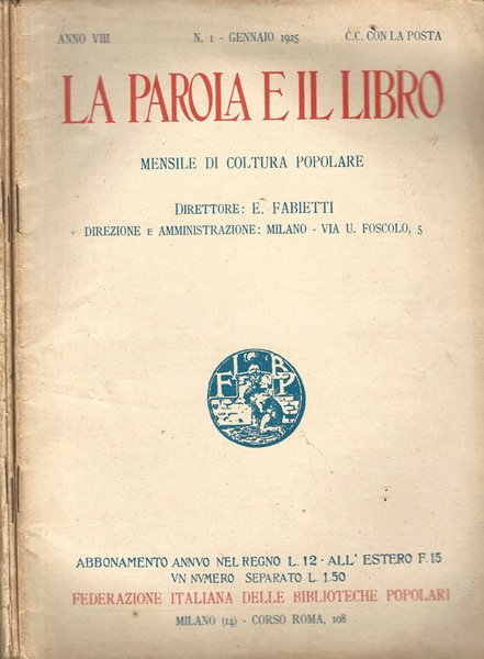 La Parola e il Libro