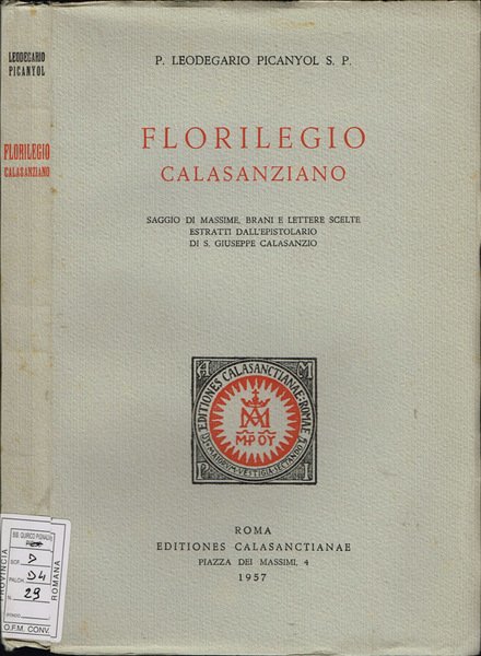 Florilegio Calasanziano | Immagine principale